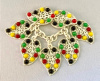 BP258 white plastic dangly pin